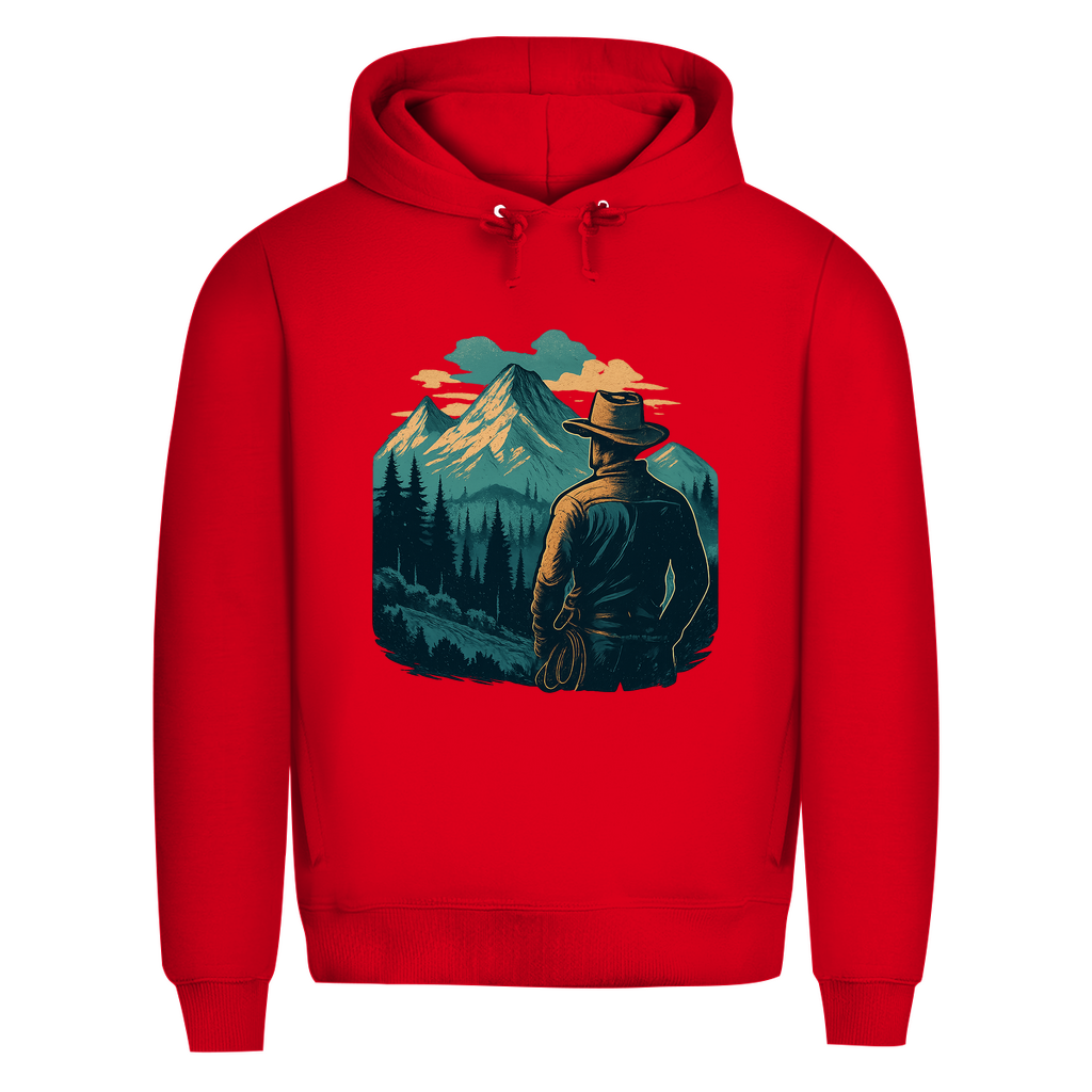 Herren Premium Bio Hoodie Cowboy