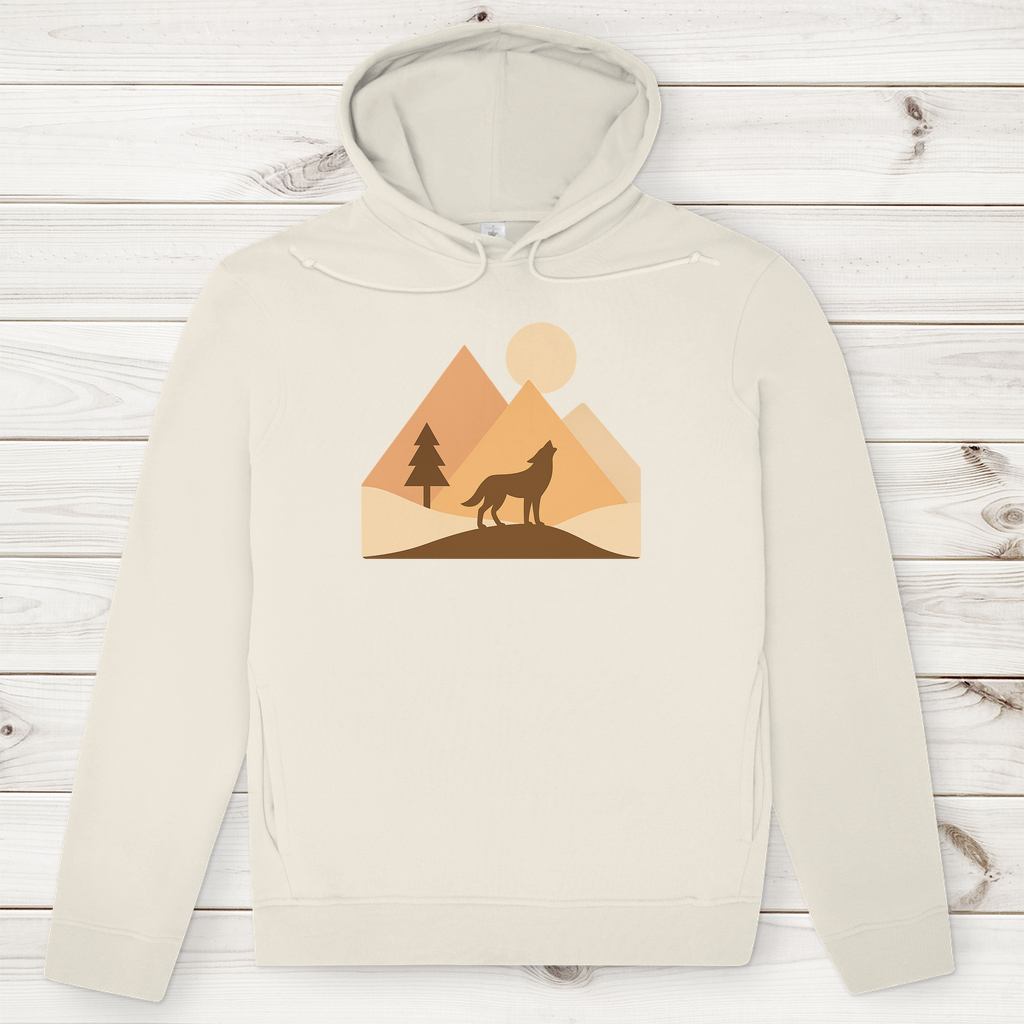 Herren Premium Bio Hoodie Wulf