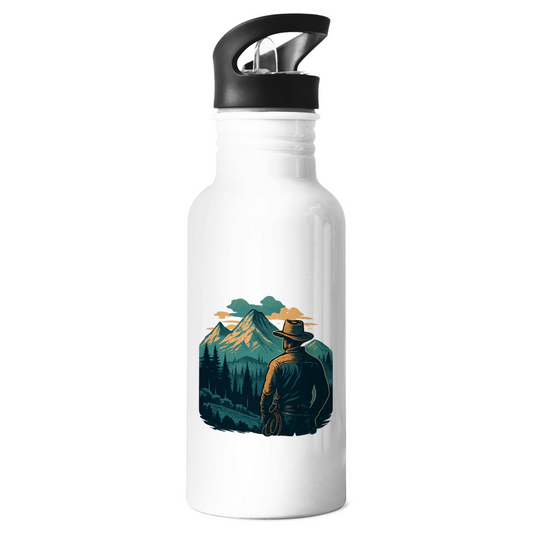 Edelstahl-Trinkflasche Cowboy - 600ml