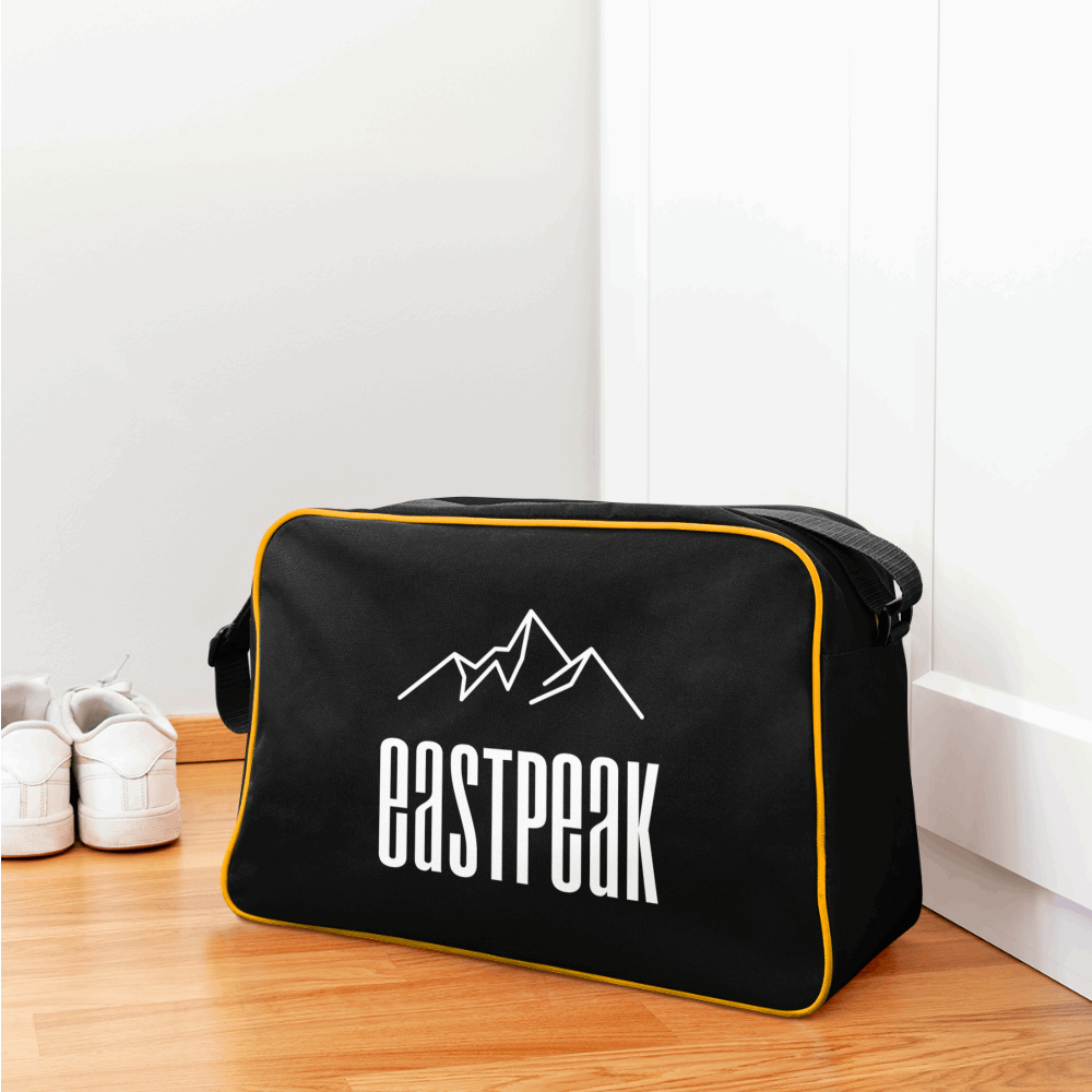 Eastpeak Retro Tasche - Schwarz/Gold