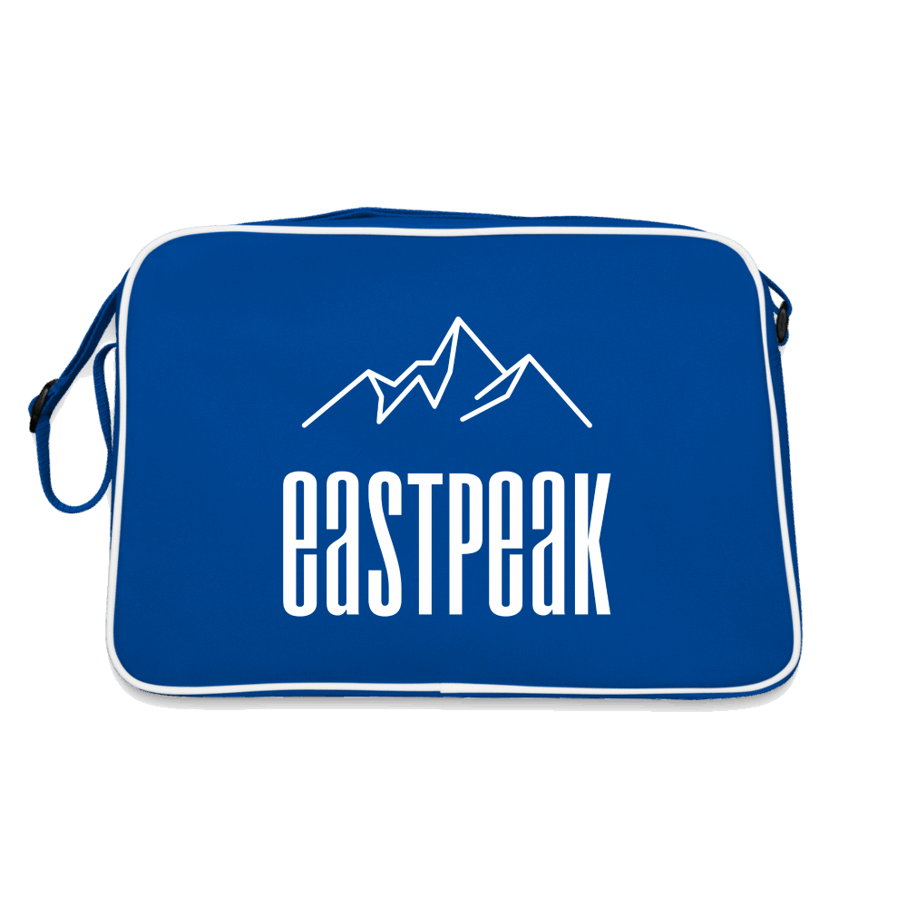 Eastpeak Retro Tasche - Blau/Weiß