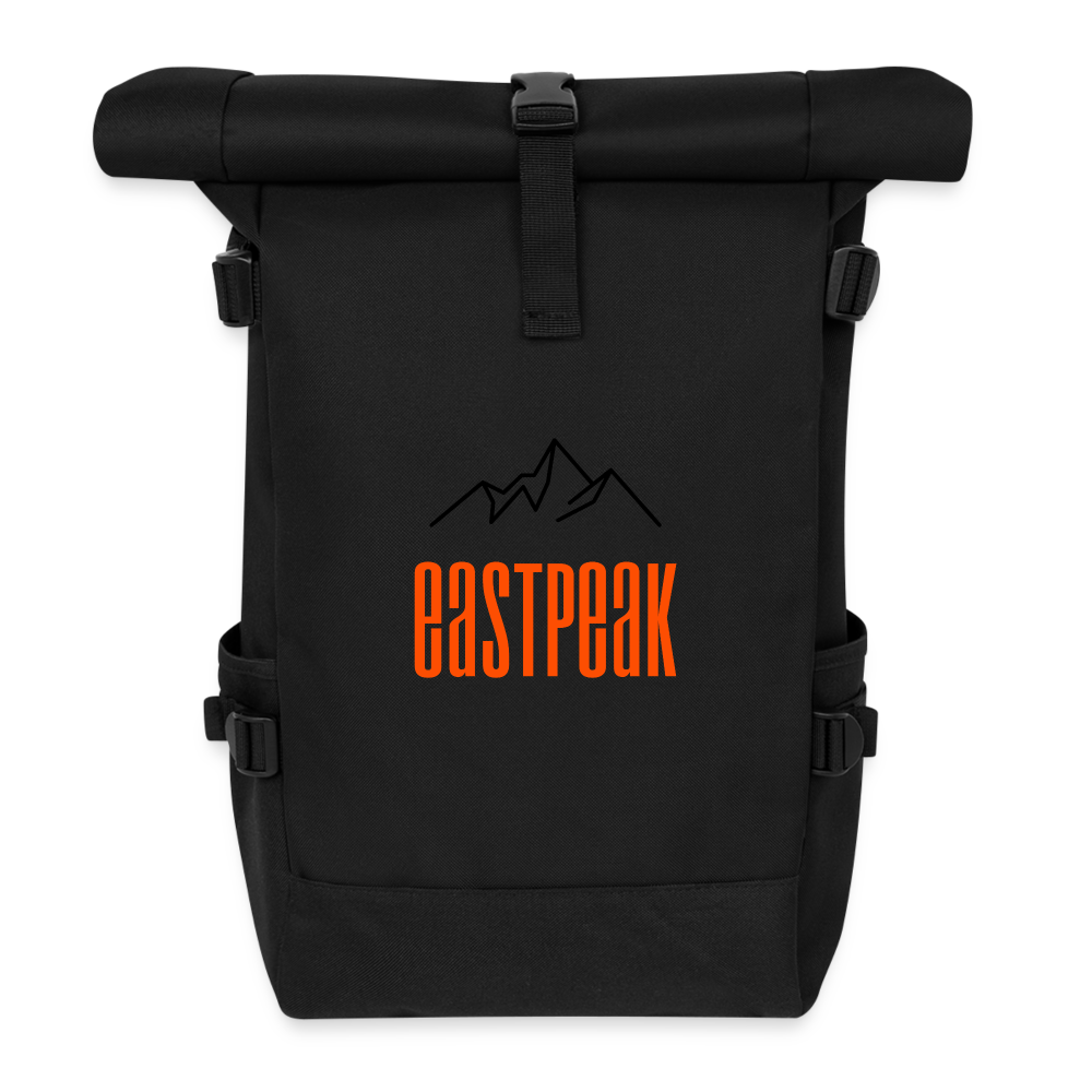 Roll Top Backpack - black