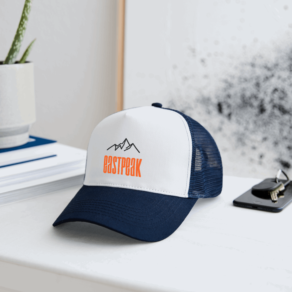 Trucker Cap - Weiß/Navy