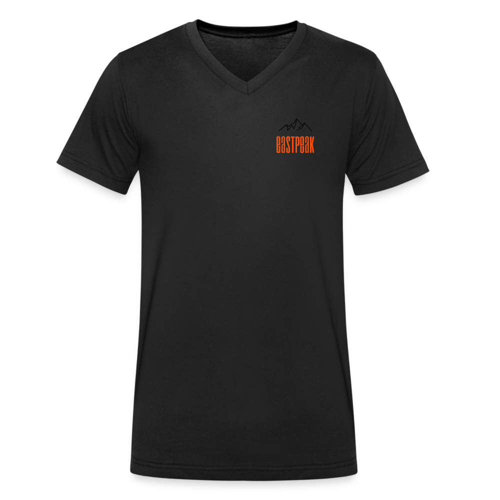 Men's Organic V-Neck T-Shirt - black