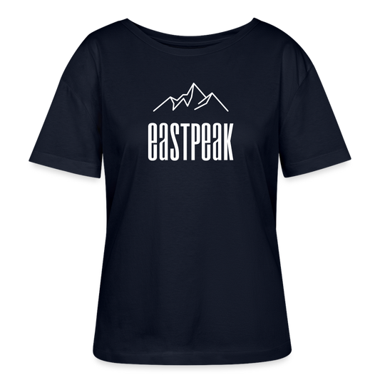 Eastpeak Relaxed Rundhals Frauen Bio-T-Shirt SERENA - Navy