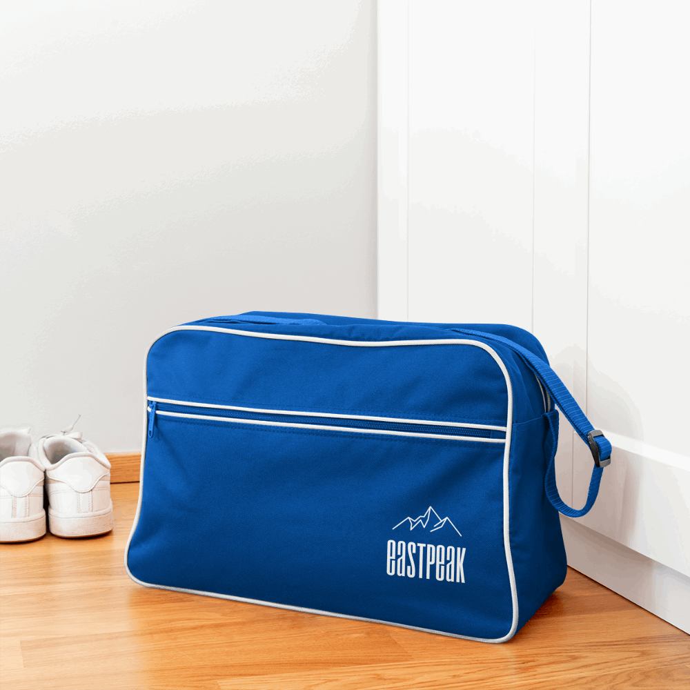 Eastpeak Retro Tasche 2 - Blau/Weiß