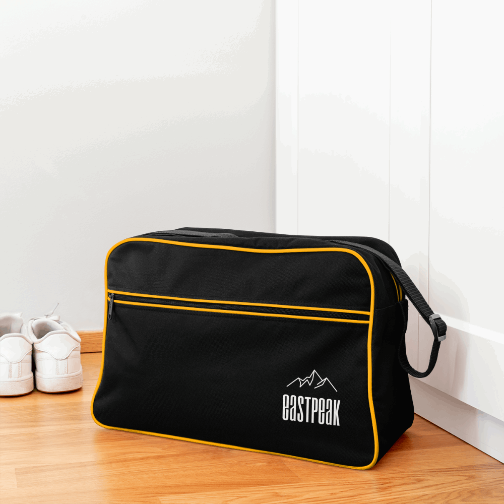 Eastpeak Retro Tasche 2 - Schwarz/Gold