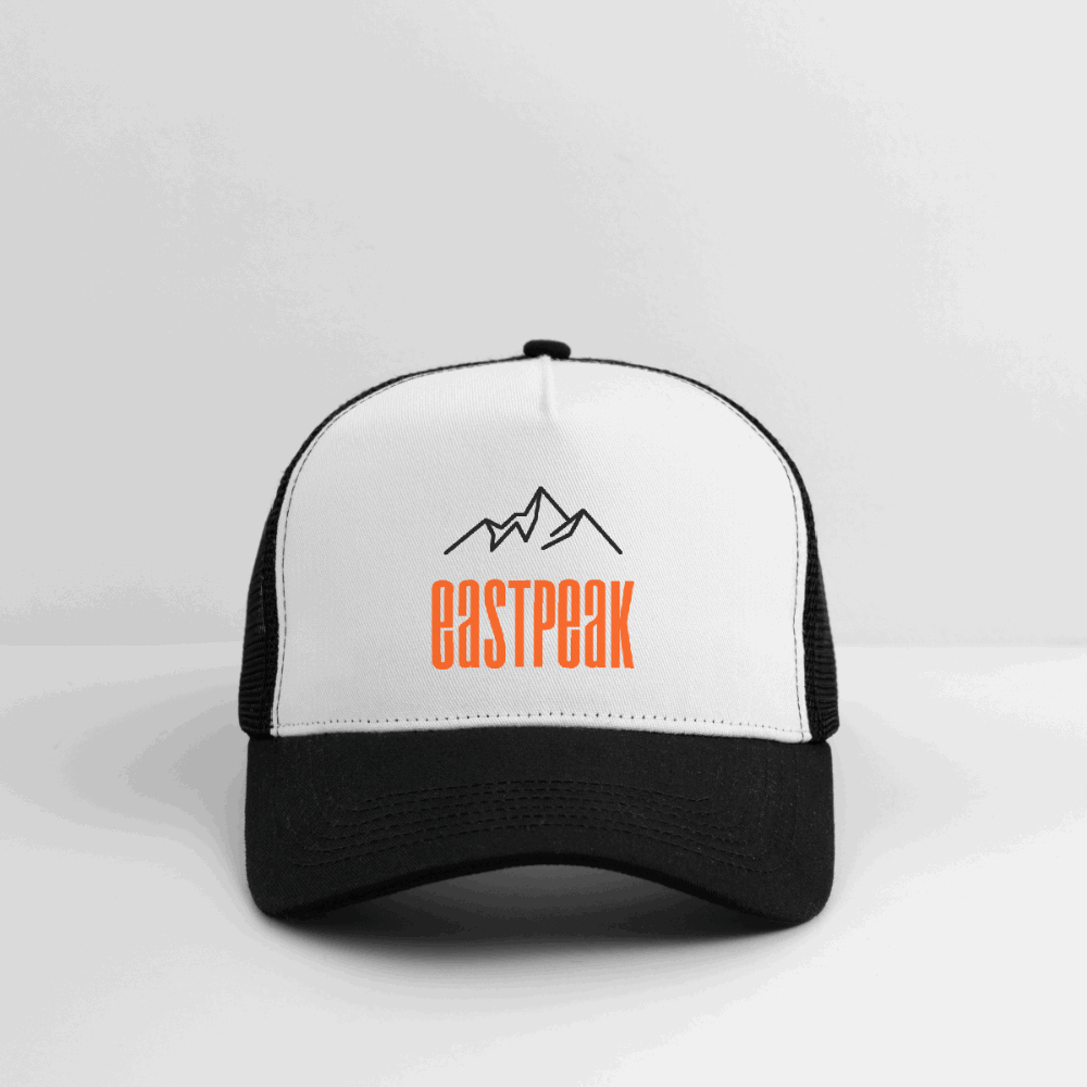 Trucker Cap - Weiß/Schwarz
