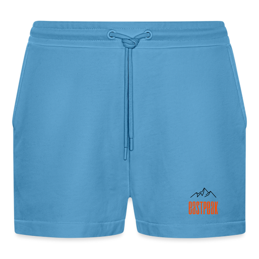 Organic Relaxed Cropped Shorts Made in EU -  Sol Blue