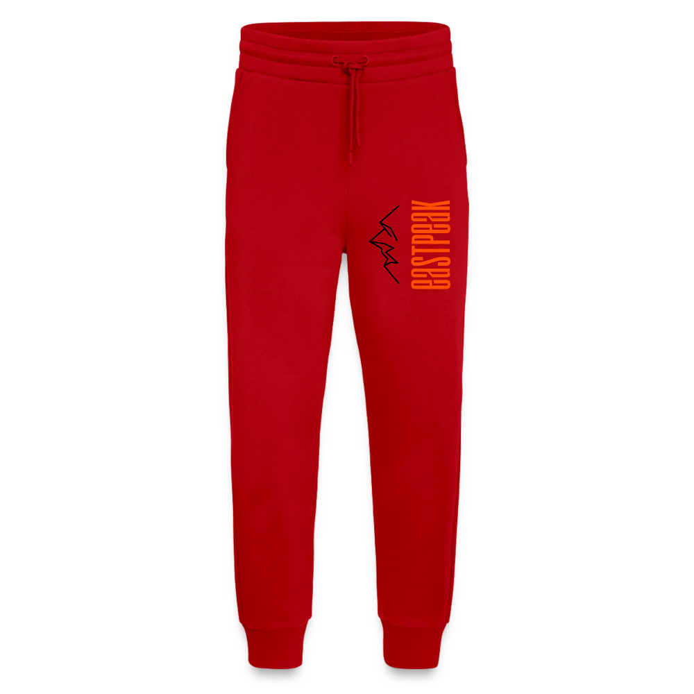 Organic Relaxed Joggers Made in EU - red