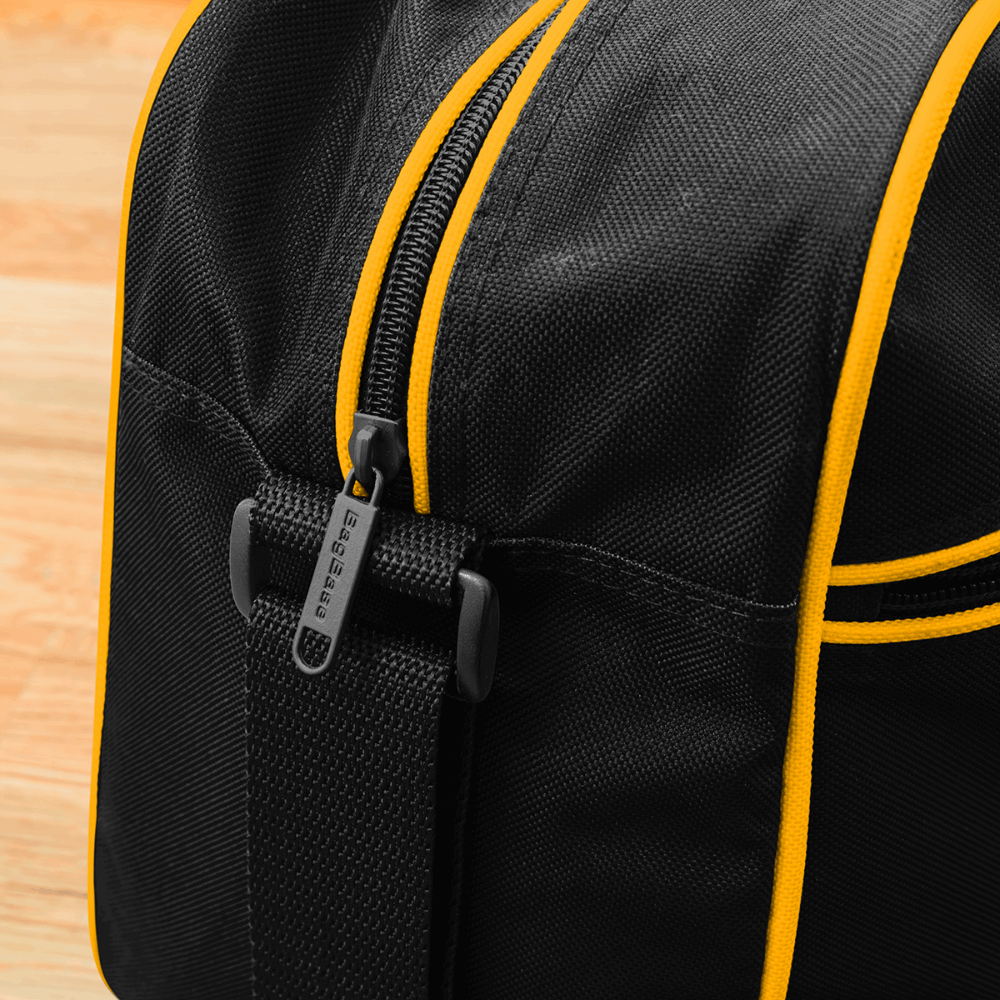 Eastpeak Retro Tasche - Schwarz/Gold