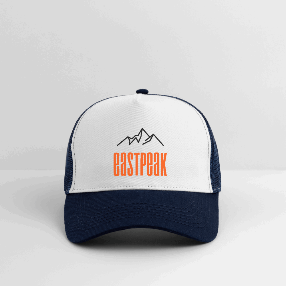 Trucker Cap - Weiß/Navy