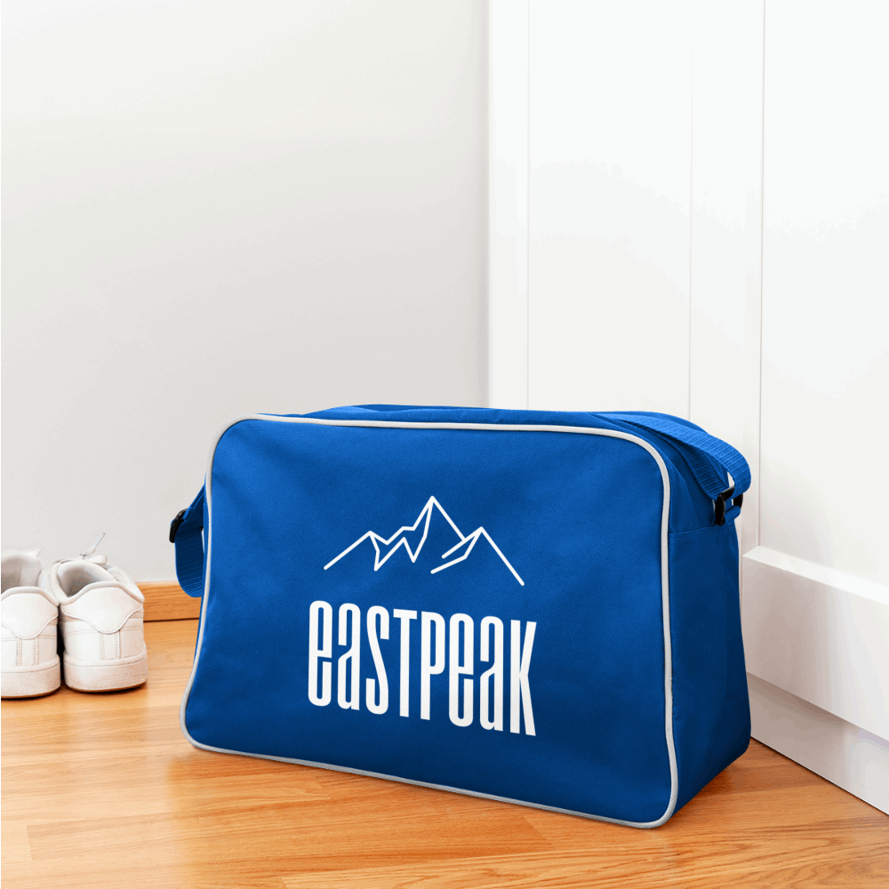 Eastpeak Retro Tasche - Blau/Weiß