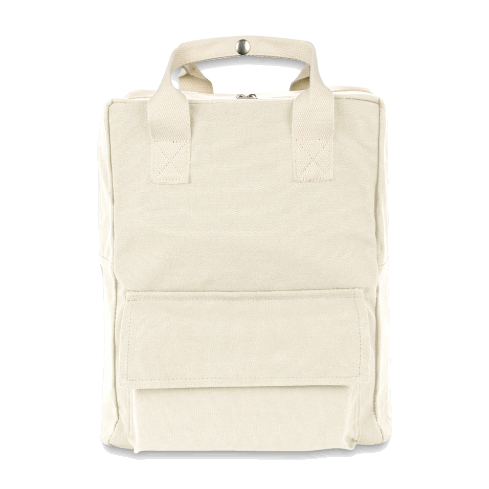 Retro Rucksack - Naturweiß