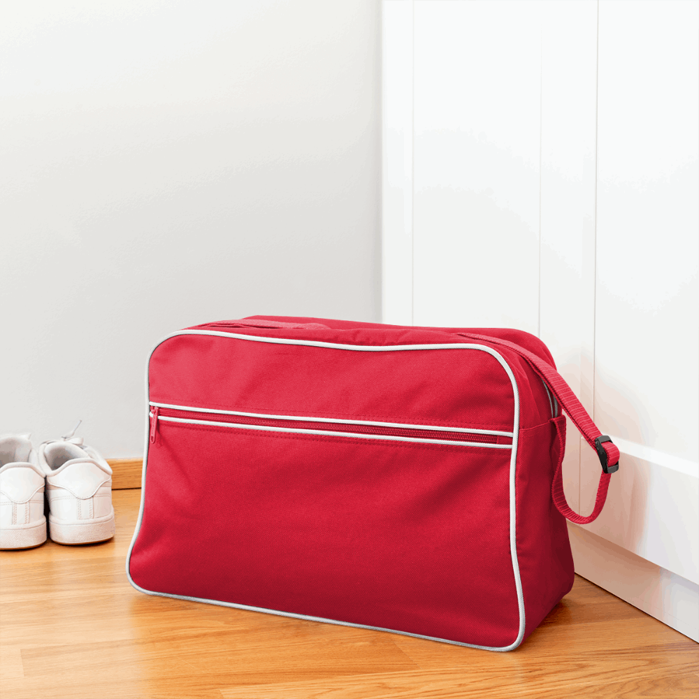 Eastpeak Retro Tasche - Rot/Weiß