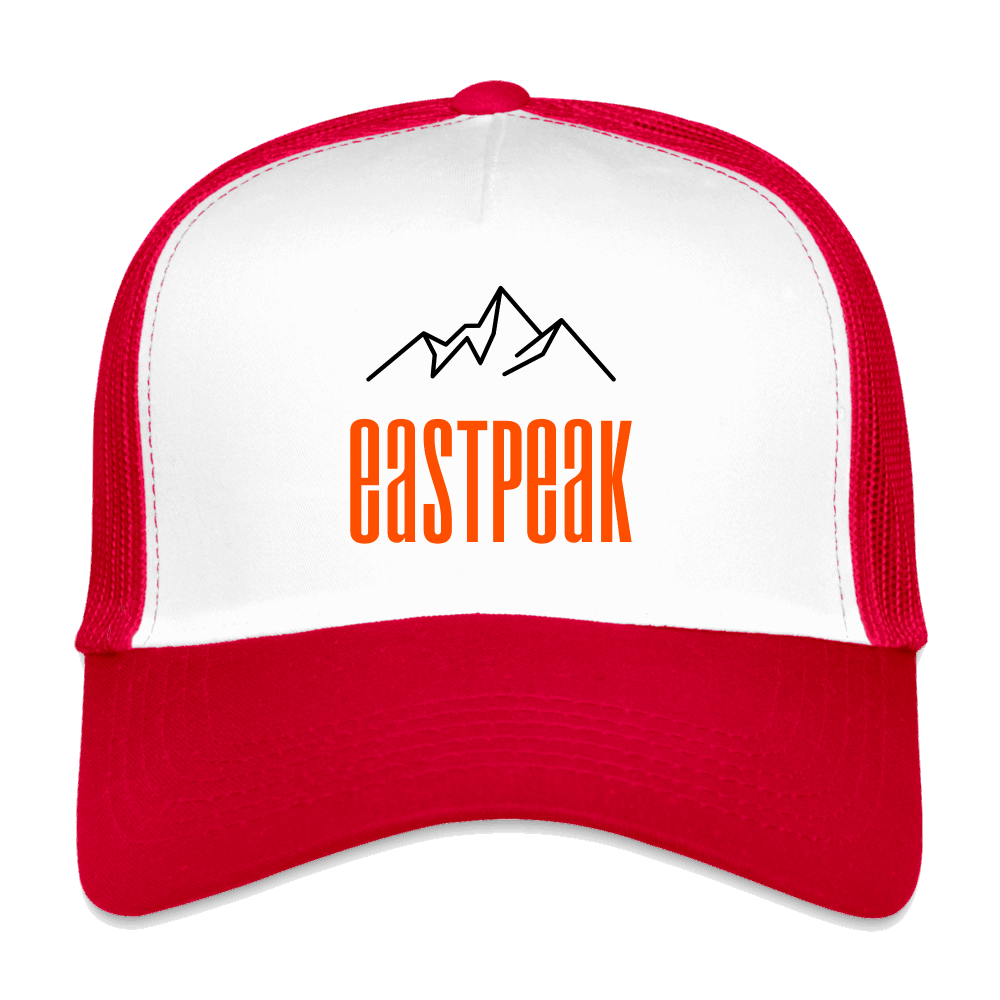 Trucker Cap - Weiß/Rot