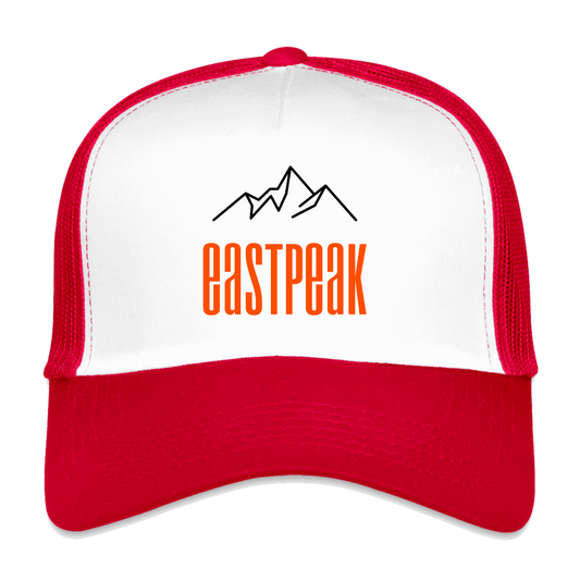 Trucker Cap - Weiß/Rot