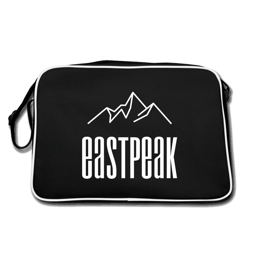 Eastpeak Retro Tasche - Schwarz/Weiß