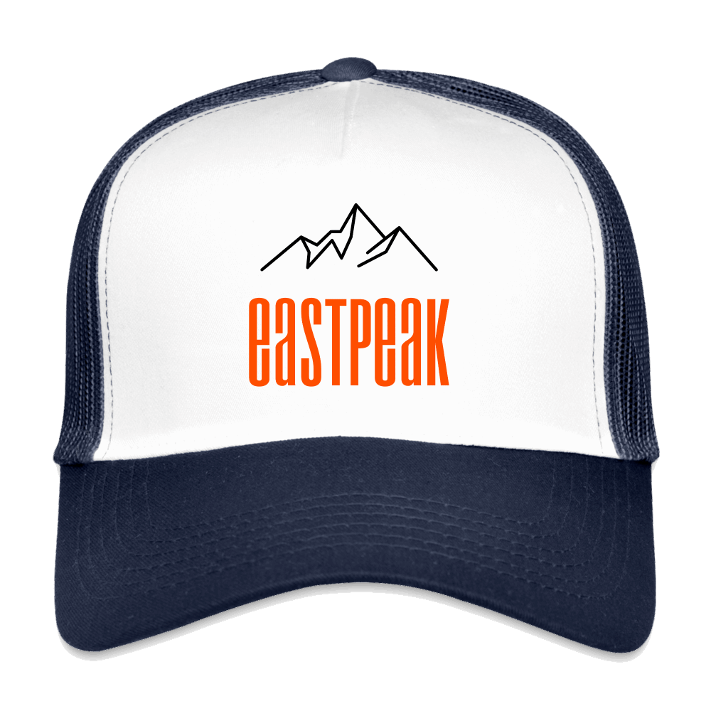 Trucker Cap - Weiß/Navy