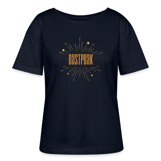 Eastpeak Relaxed Rundhals Frauen Bio-T-Shirt SERENA - Navy