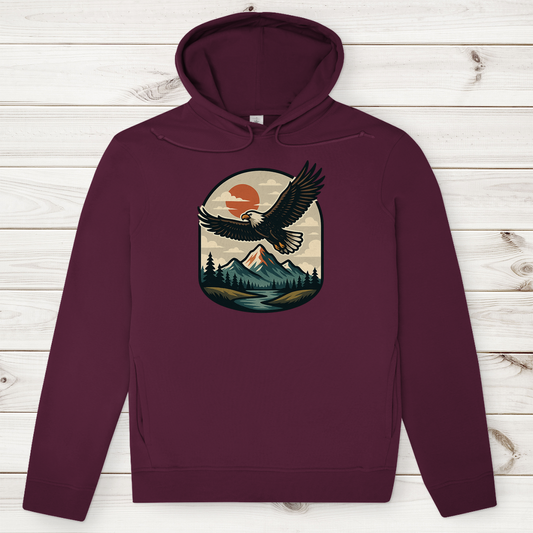 Hoodie Herren Premium 100% Bio Eagle