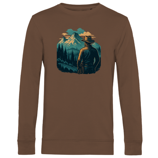 Herren Premium Bio Sweatshirt Cowboy 100% Bio