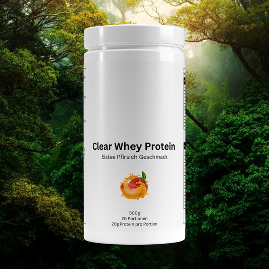 Klare Molke Protein Eistee Pfirsich - 500g