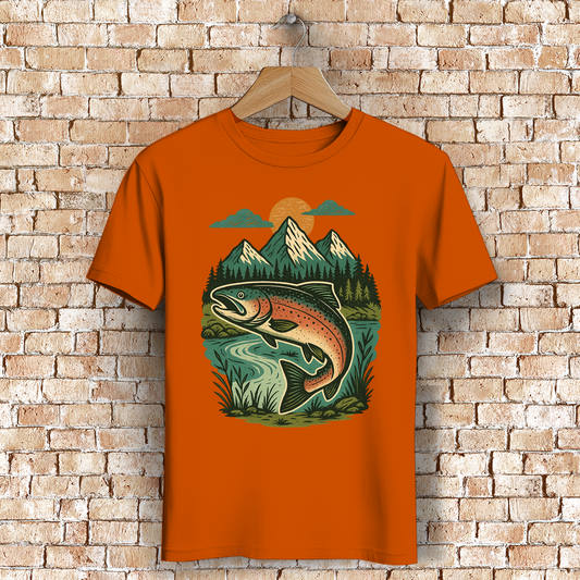 Herren Premium Bio T-Shirt Salmon