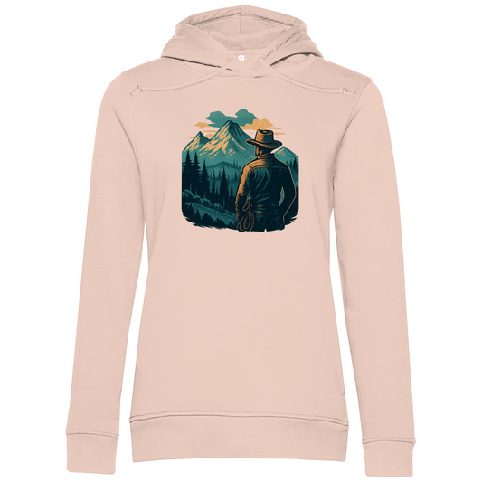 Hoodie Premium Damen Cowboy 100% Bio