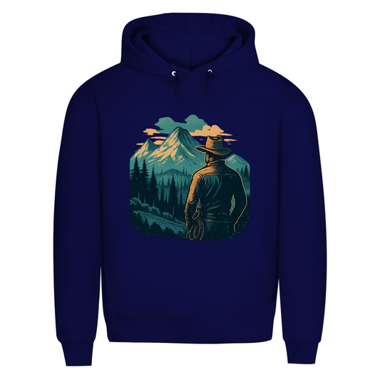Herren Premium Bio Hoodie Cowboy