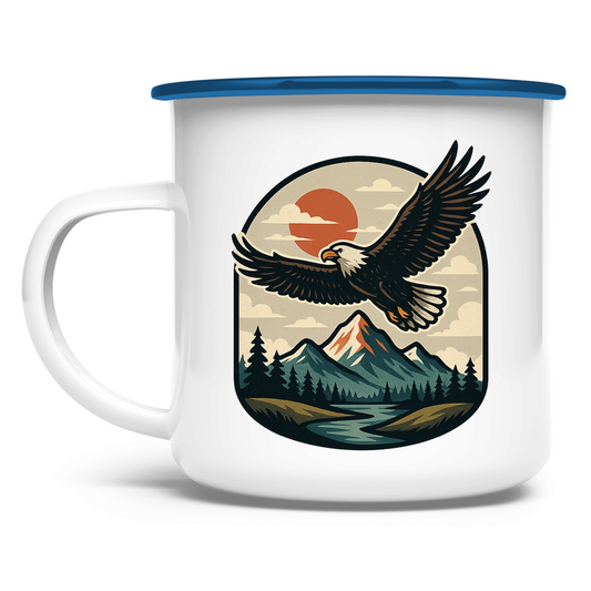 Emailletasse Eagle - 375ml / 450ml Tasse Emaille