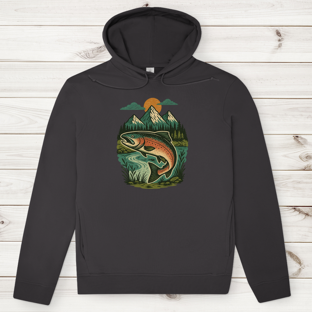 Herren Premium Bio Hoodie Salmon