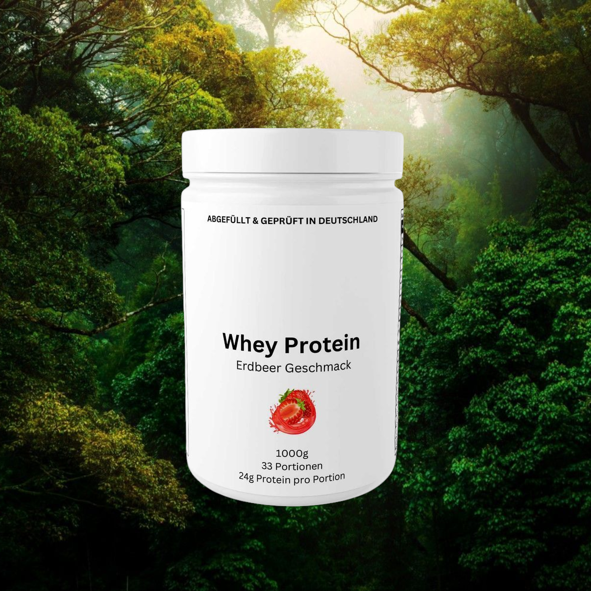 Premium Molke Protein Erdbeere - 1.000g