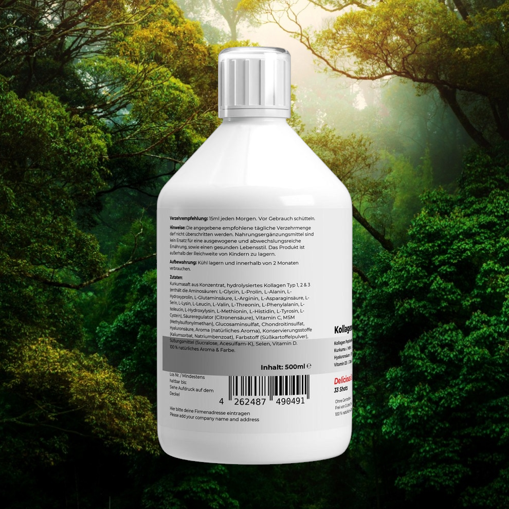 Kollagen Support PLUS+ Shots - Wild Berry  - 500ml
