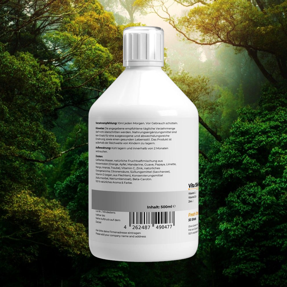 Vita Shield PLUS+ Shots - Fresh Orange  - 500ml