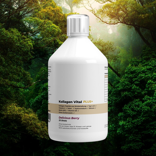Kollagen Vital PLUS+ Shots - Waldbeere - 500ml