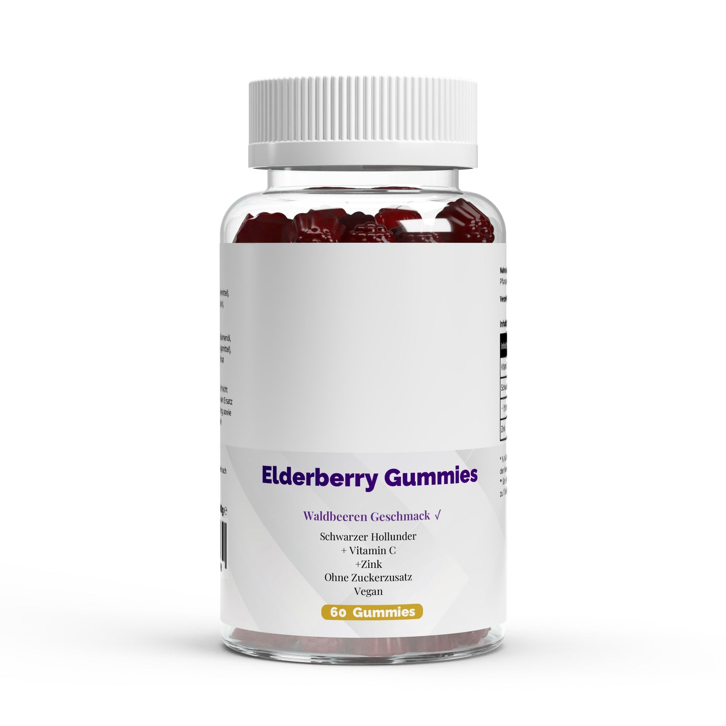 Elderberry + Vitamin C + Zink Gummies - 60 Stk.