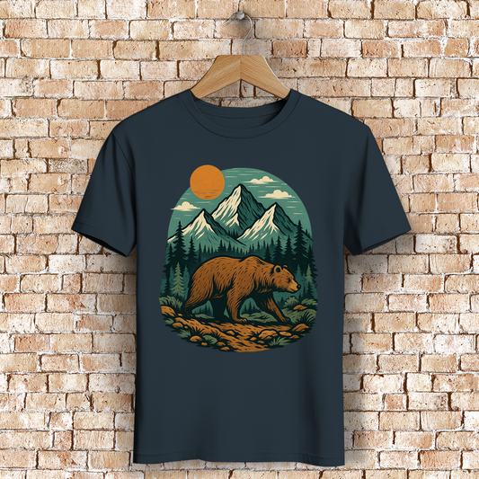 Herren Premium Bio T-Shirt Bär