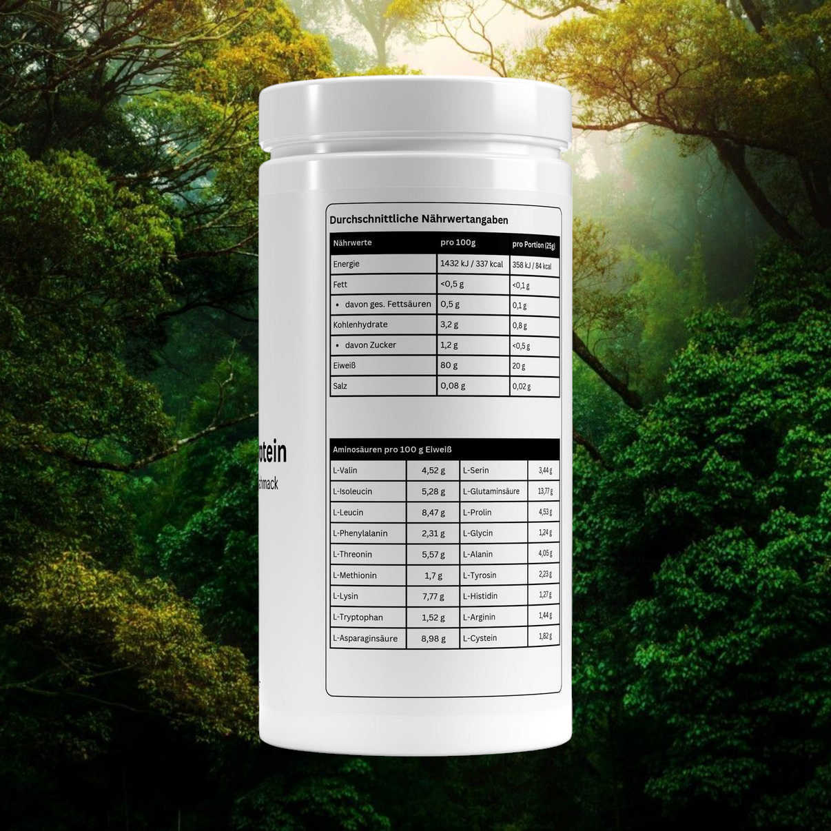 Klare Molke Protein Eistee Pfirsich - 500g