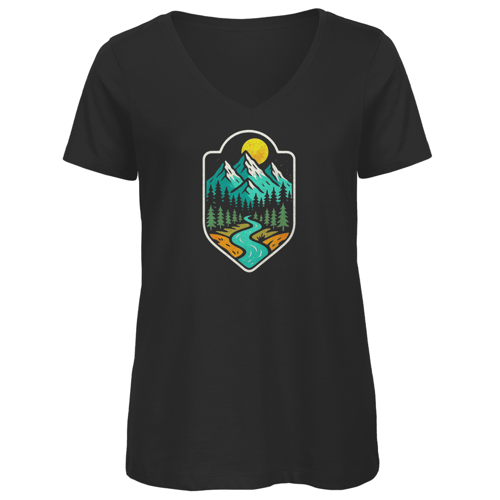 T-Shirt Damen Premium Bio V-Neck
