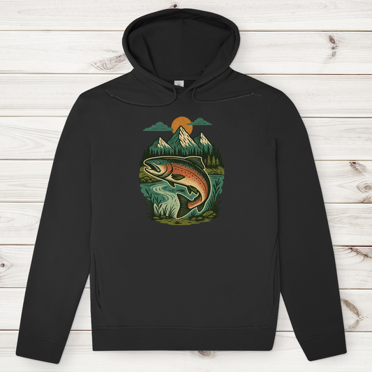 Herren Premium Bio Hoodie Salmon