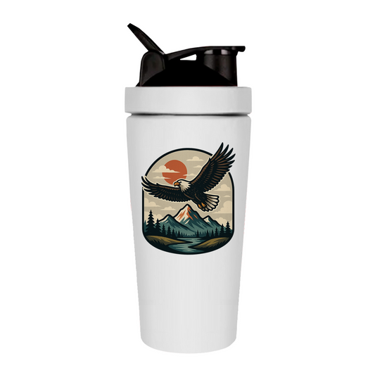 Fitness Shaker Eagle - Edelstahl - 750ml