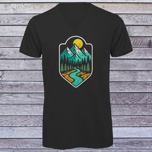 T-Shirt Herren Premium Bio V-Neck